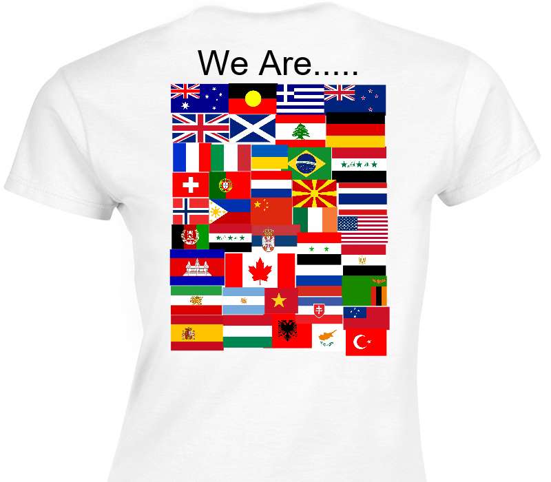 Custom Womens Soft Style 100% Cotton White T-Shirt