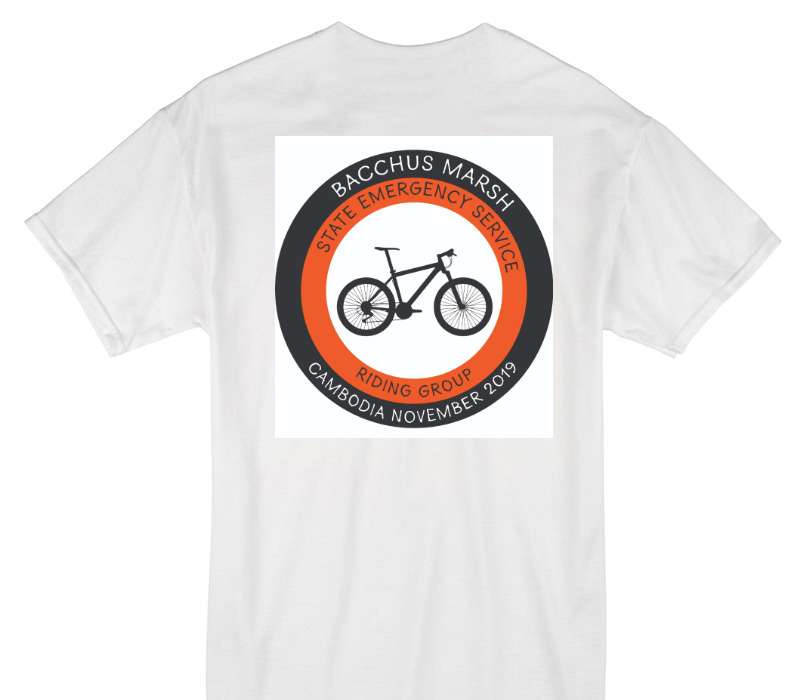 Custom Gildan 100% Cotton White T-Shirt
