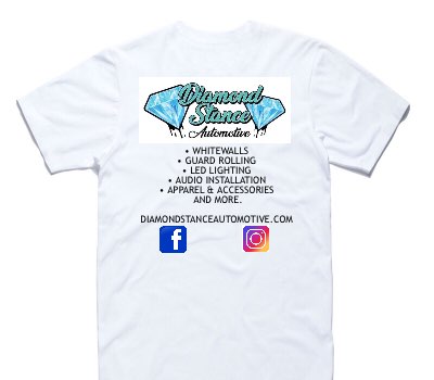 Custom AS Colour 100% Cotton White T-Shirt
