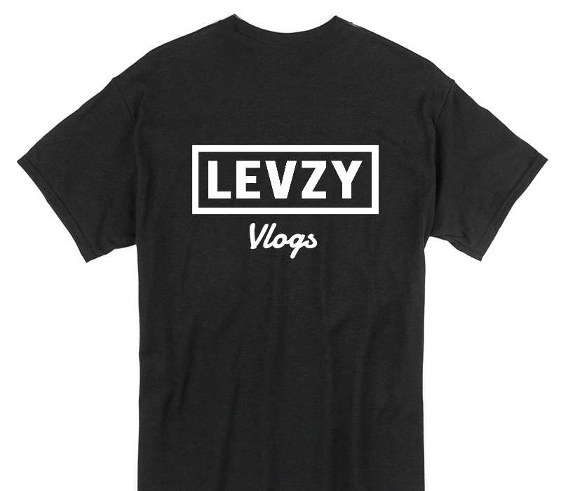 Custom Gildan 100% Cotton Black T-Shirt