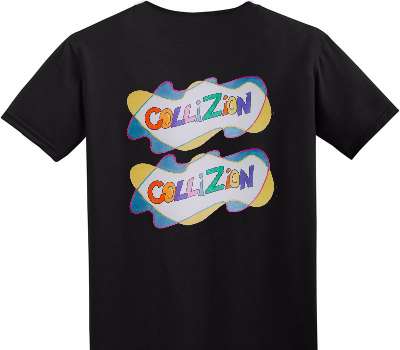 Custom Adult Soft Style 100% Cotton Black T-Shirt