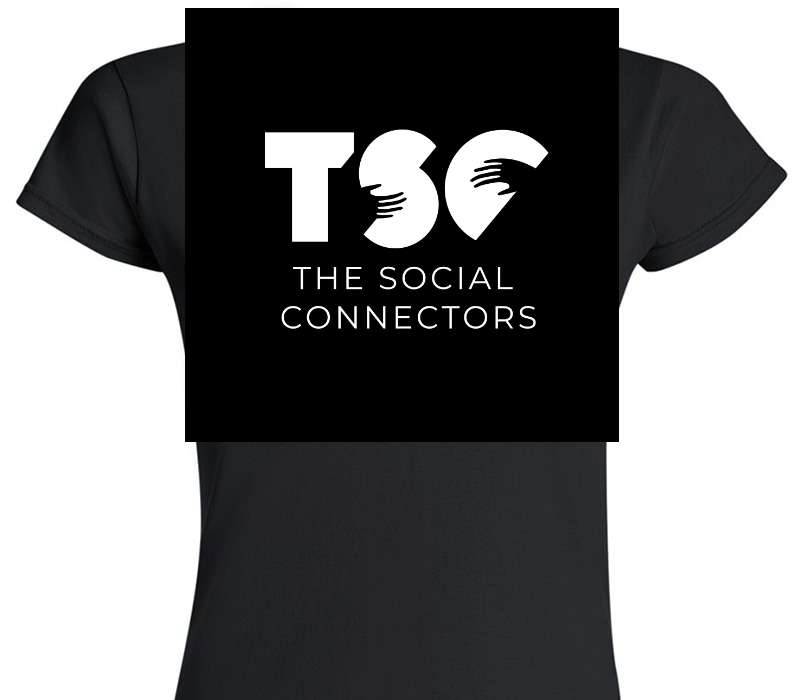 Custom Womens Soft Style 100% Cotton Black T-Shirt