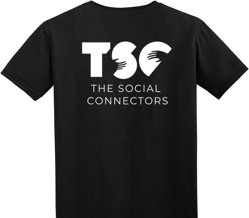 Custom Adult Soft Style 100% Cotton Black T-Shirt