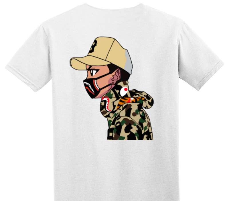 Custom Adult Soft Style 100% Cotton White T-Shirt