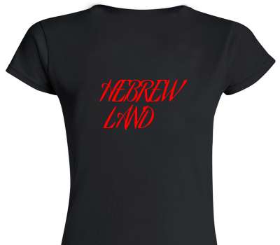 Custom Womens Soft Style 100% Cotton Black T-Shirt