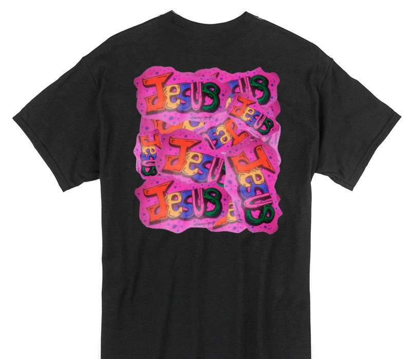 Custom Gildan 100% Cotton Black T-Shirt