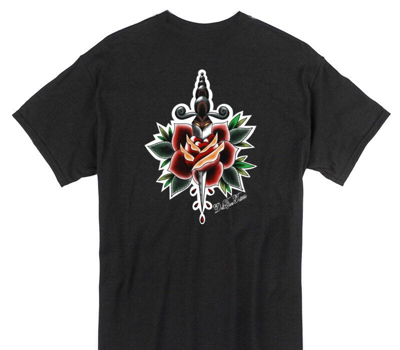 Custom Gildan 100% Cotton Black T-Shirt