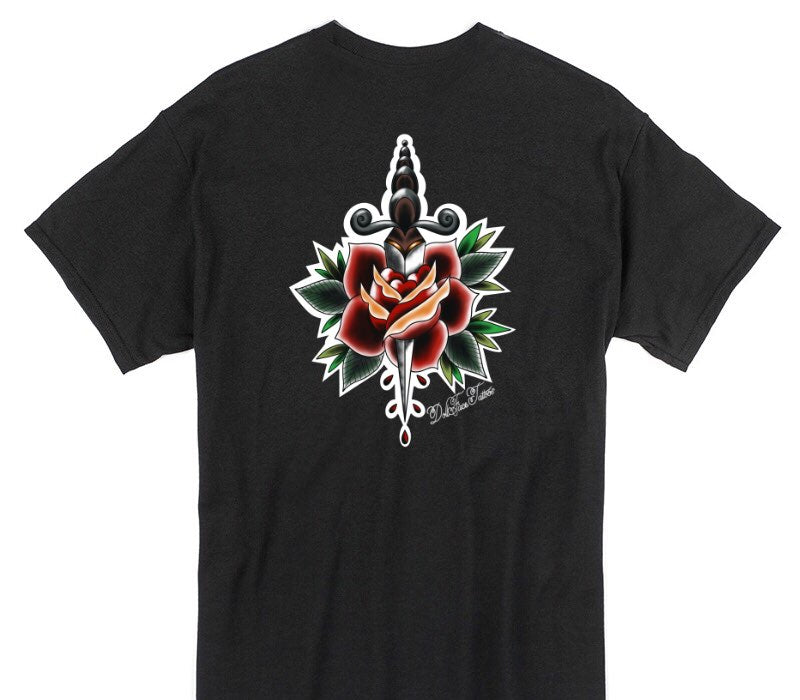 Custom Gildan 100% Cotton Black T-Shirt