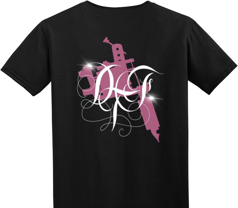 Custom Adult Soft Style 100% Cotton Black T-Shirt