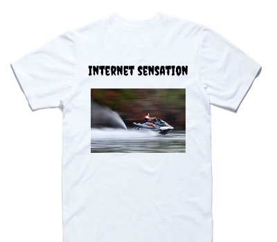 Custom AS Colour 100% Cotton White T-Shirt