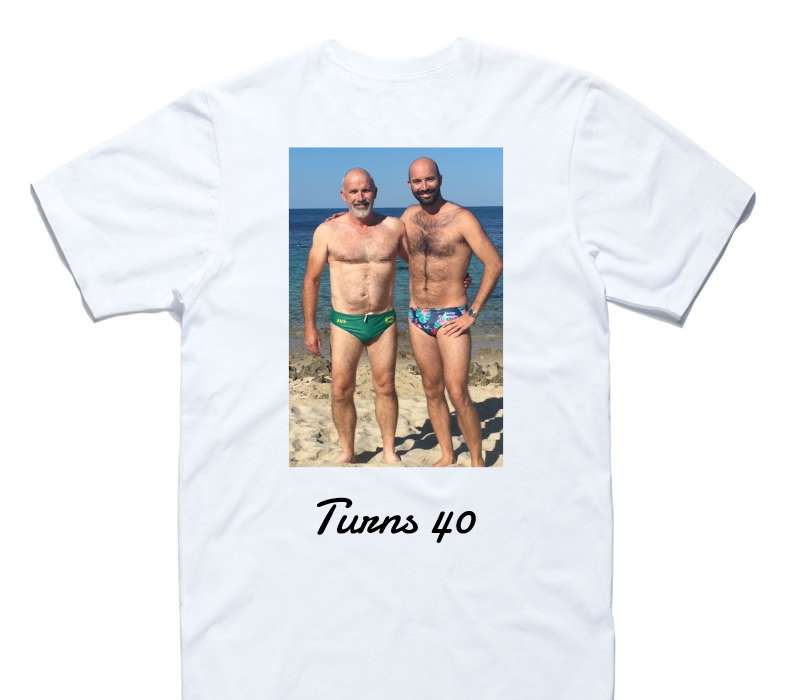 Custom AS Colour 100% Cotton White T-Shirt
