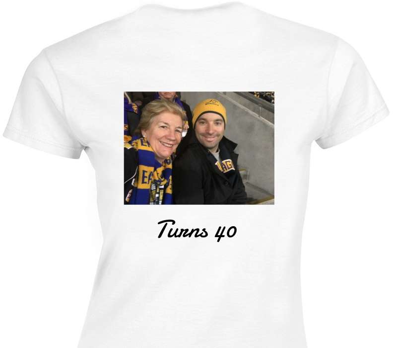 Custom Womens Soft Style 100% Cotton White T-Shirt