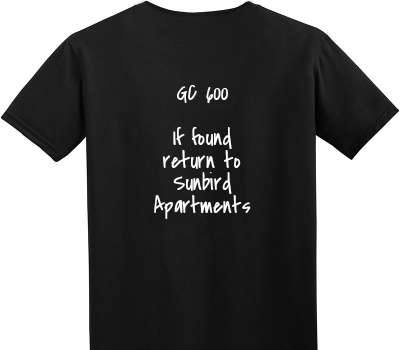Custom Adult Soft Style 100% Cotton Black T-Shirt