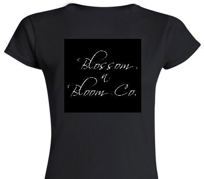 Custom Womens Soft Style 100% Cotton Black T-Shirt