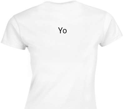 Custom Womens Soft Style 100% Cotton White T-Shirt
