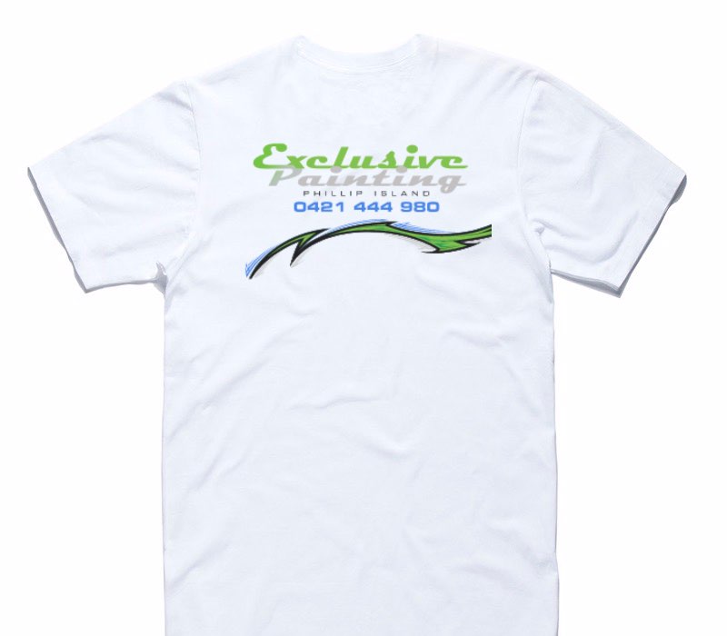 Custom AS Colour 100% Cotton White T-Shirt