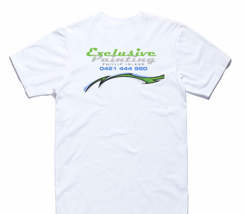 Custom AS Colour 100% Cotton White T-Shirt