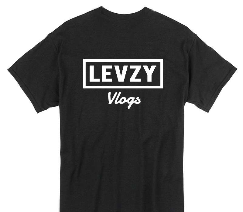 Custom Gildan 100% Cotton Black T-Shirt