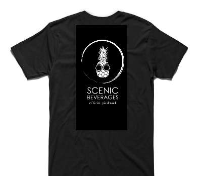 Custom AS Colour 100% Cotton Black T-Shirt
