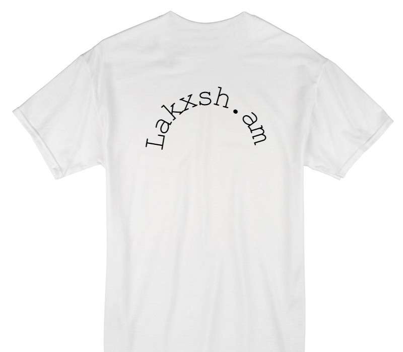 Custom Gildan 100% Cotton White T-Shirt