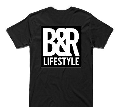 Custom AS Colour 100% Cotton Black T-Shirt