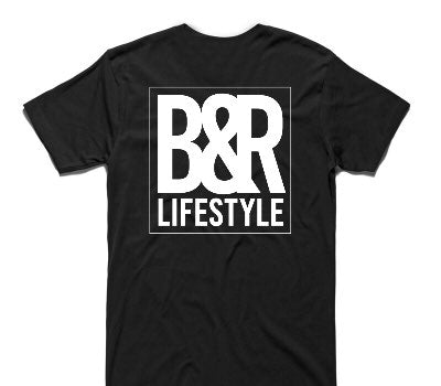 Custom AS Colour 100% Cotton Black T-Shirt