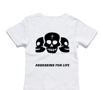 Custom AS Colour White Baby T-Shirt