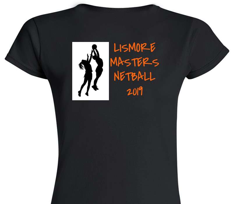 Custom Womens Soft Style 100% Cotton Black T-Shirt