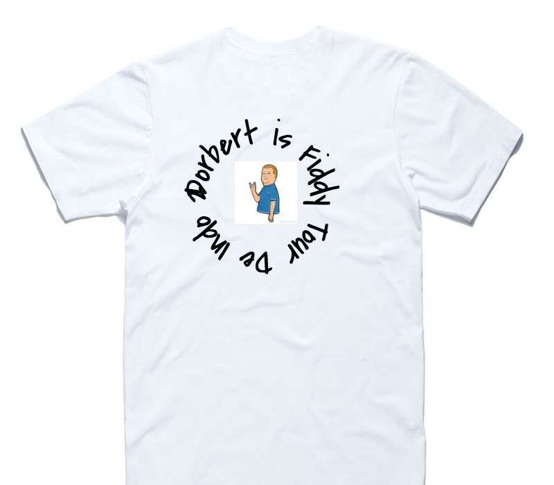Custom AS Colour 100% Cotton White T-Shirt