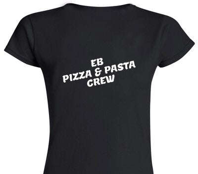 Custom Womens Soft Style 100% Cotton Black T-Shirt