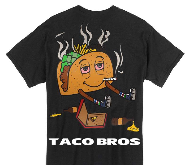 Custom Gildan 100% Cotton Black T-Shirt