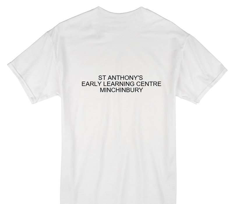 Custom Gildan 100% Cotton White T-Shirt