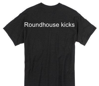 Custom Gildan 100% Cotton Black T-Shirt