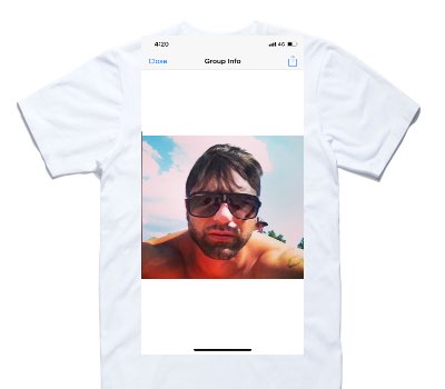 Custom AS Colour 100% Cotton White T-Shirt