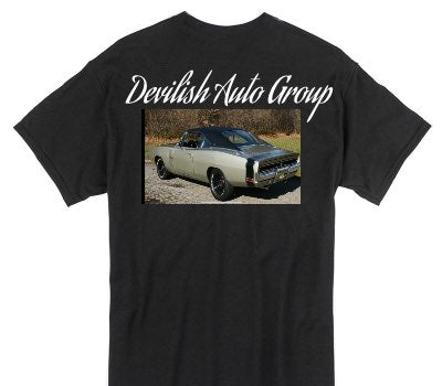 Custom Gildan 100% Cotton Black T-Shirt