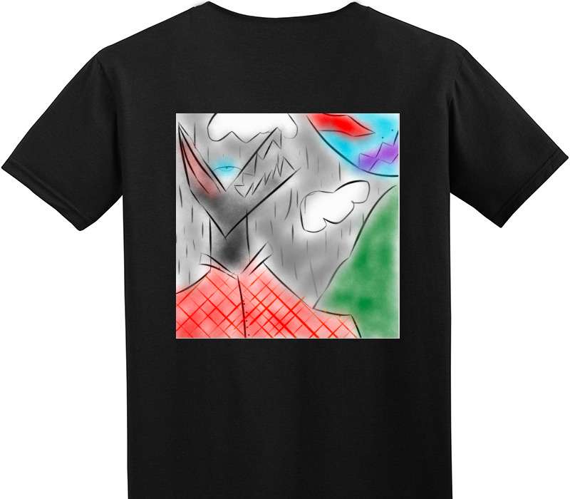 Custom Adult Soft Style 100% Cotton Black T-Shirt