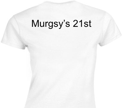 Custom Womens Soft Style 100% Cotton White T-Shirt