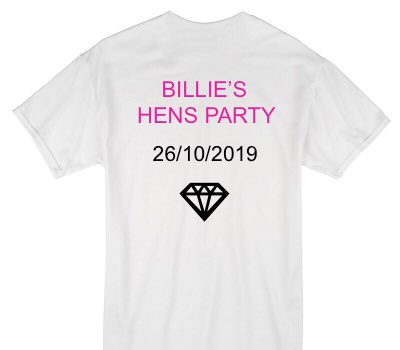 Custom Gildan 100% Cotton White T-Shirt