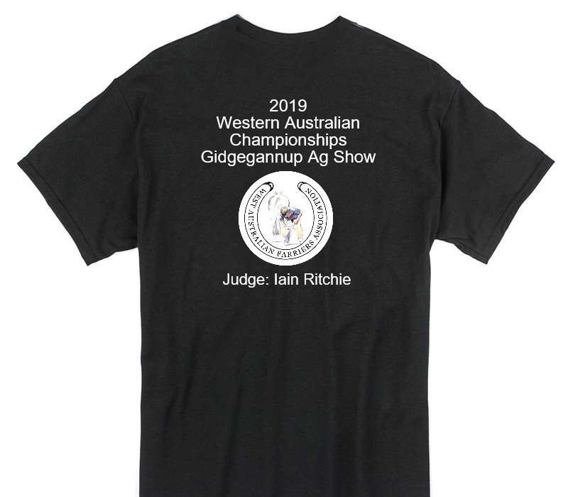 Custom Gildan 100% Cotton Black T-Shirt