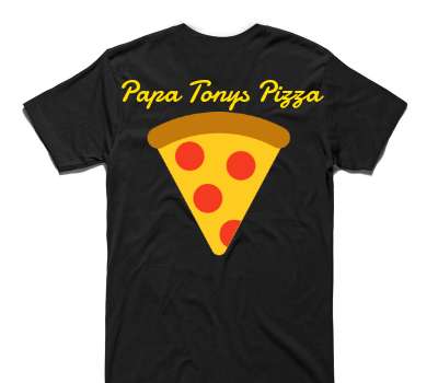 Custom AS Colour 100% Cotton Black T-Shirt