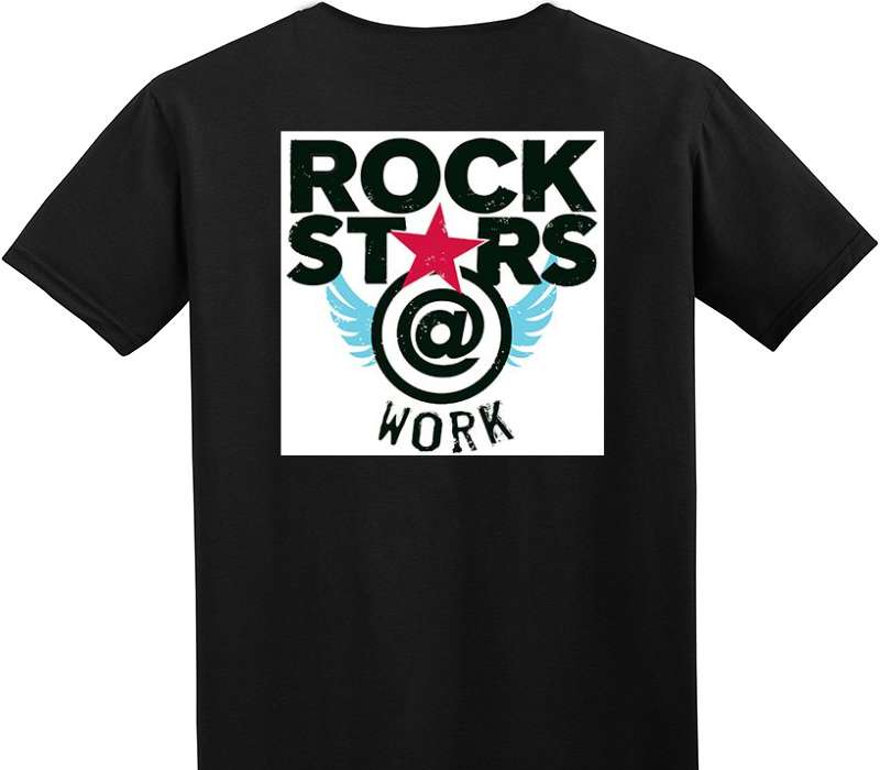 Custom Adult Soft Style 100% Cotton Black T-Shirt