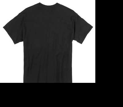 Custom Gildan 100% Cotton Black T-Shirt