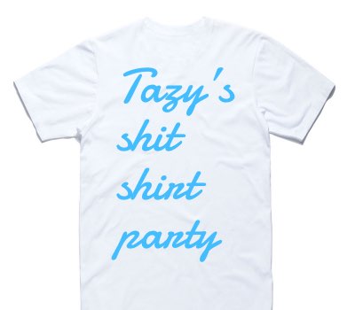 Custom AS Colour 100% Cotton White T-Shirt