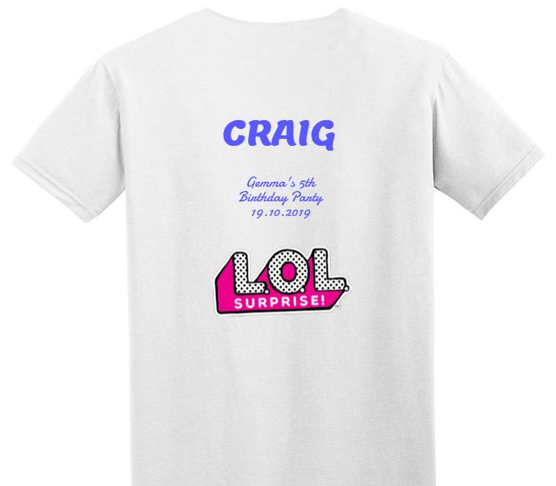Custom Adult Soft Style 100% Cotton White T-Shirt