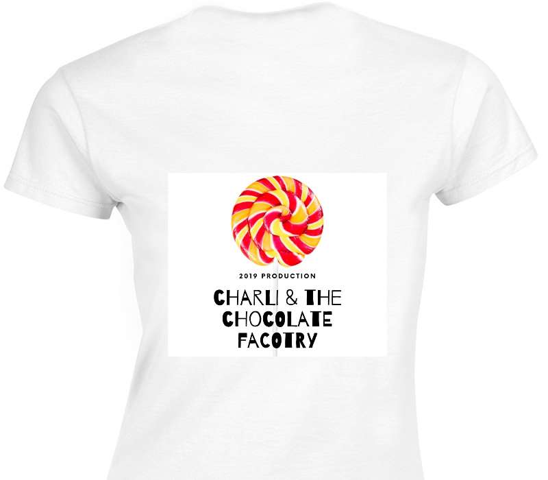 Custom Womens Soft Style 100% Cotton White T-Shirt