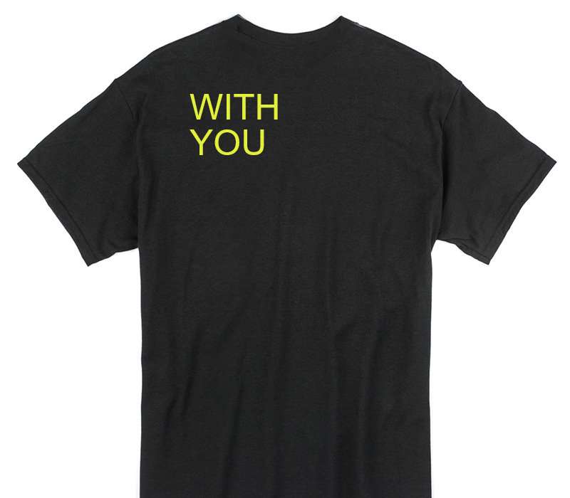 Custom Gildan 100% Cotton Black T-Shirt