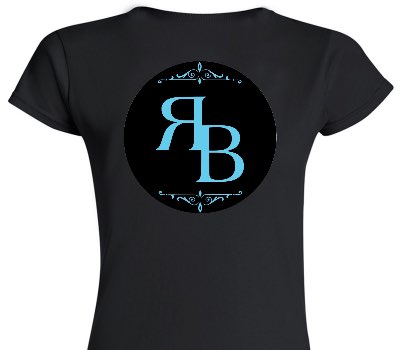 Custom Womens Soft Style 100% Cotton Black T-Shirt