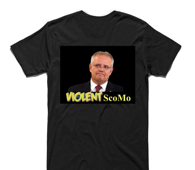 Custom AS Colour 100% Cotton Black T-Shirt