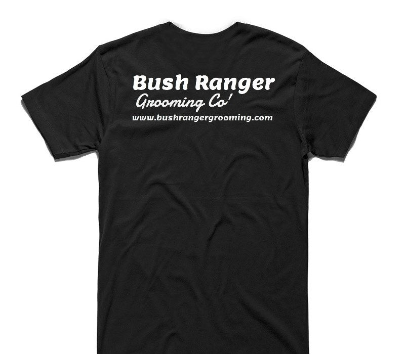 Custom AS Colour 100% Cotton Black T-Shirt