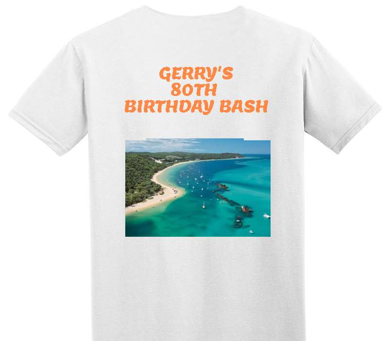 Custom Adult Soft Style 100% Cotton White T-Shirt